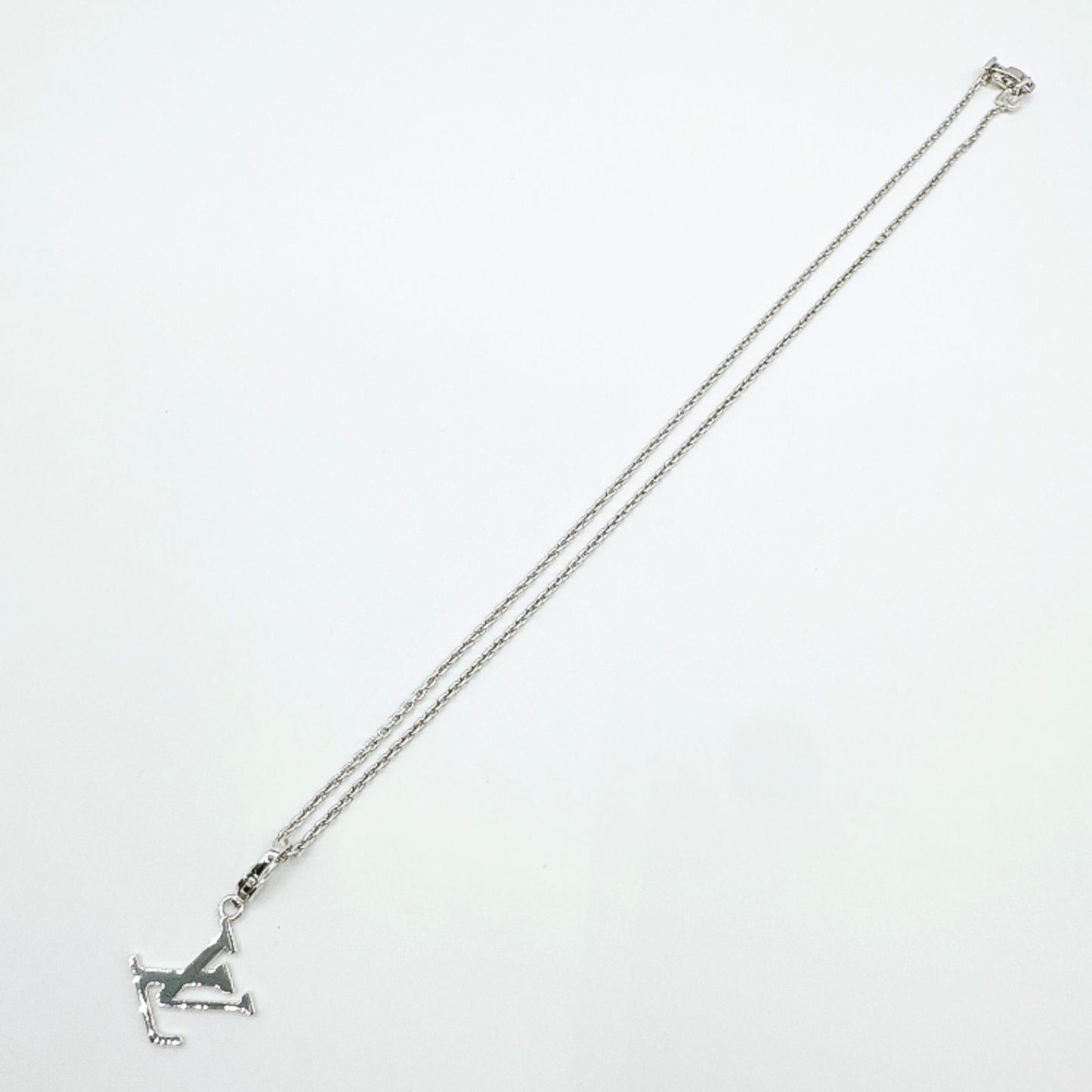 Louis Vuitton White Gold Necklace 39 cm — view 8