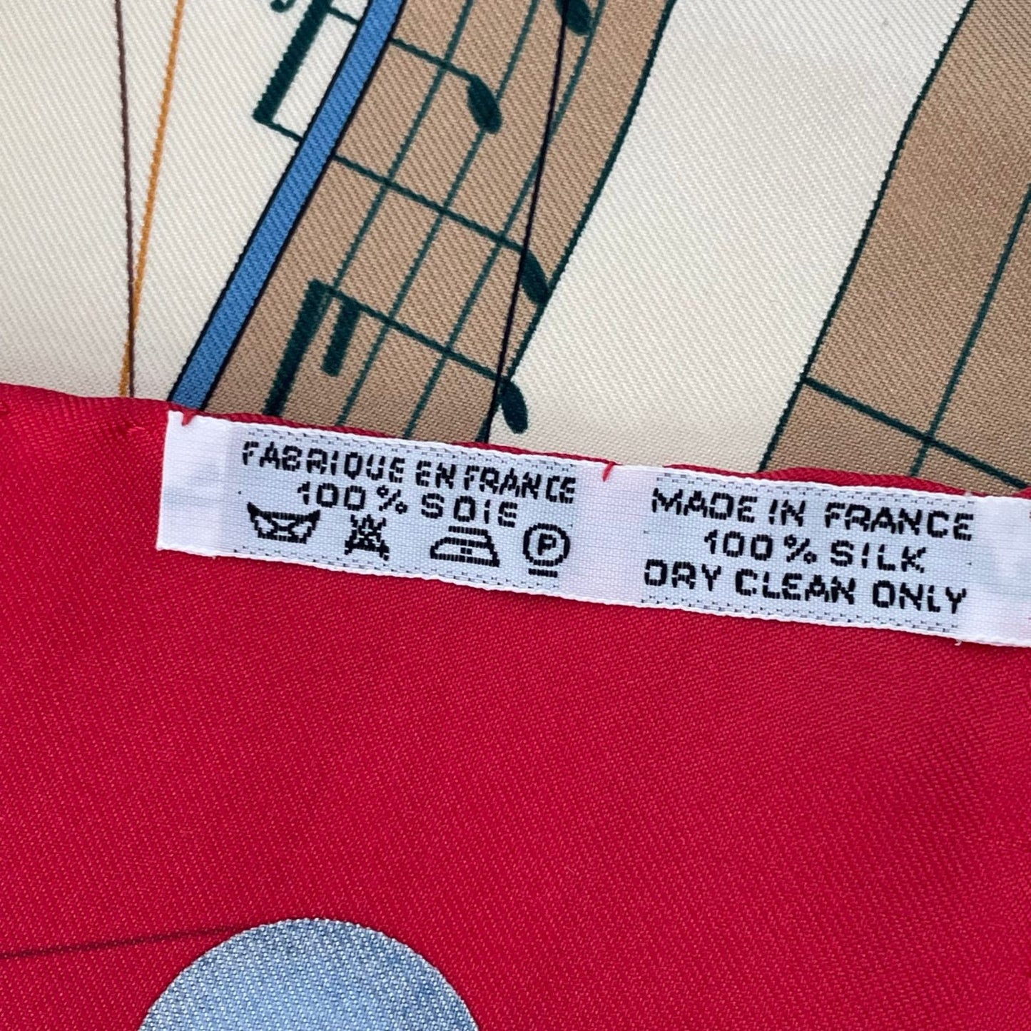 Hermes Scarf Silk Carre 90 Music Played by Spheres la Musique Des — view 6