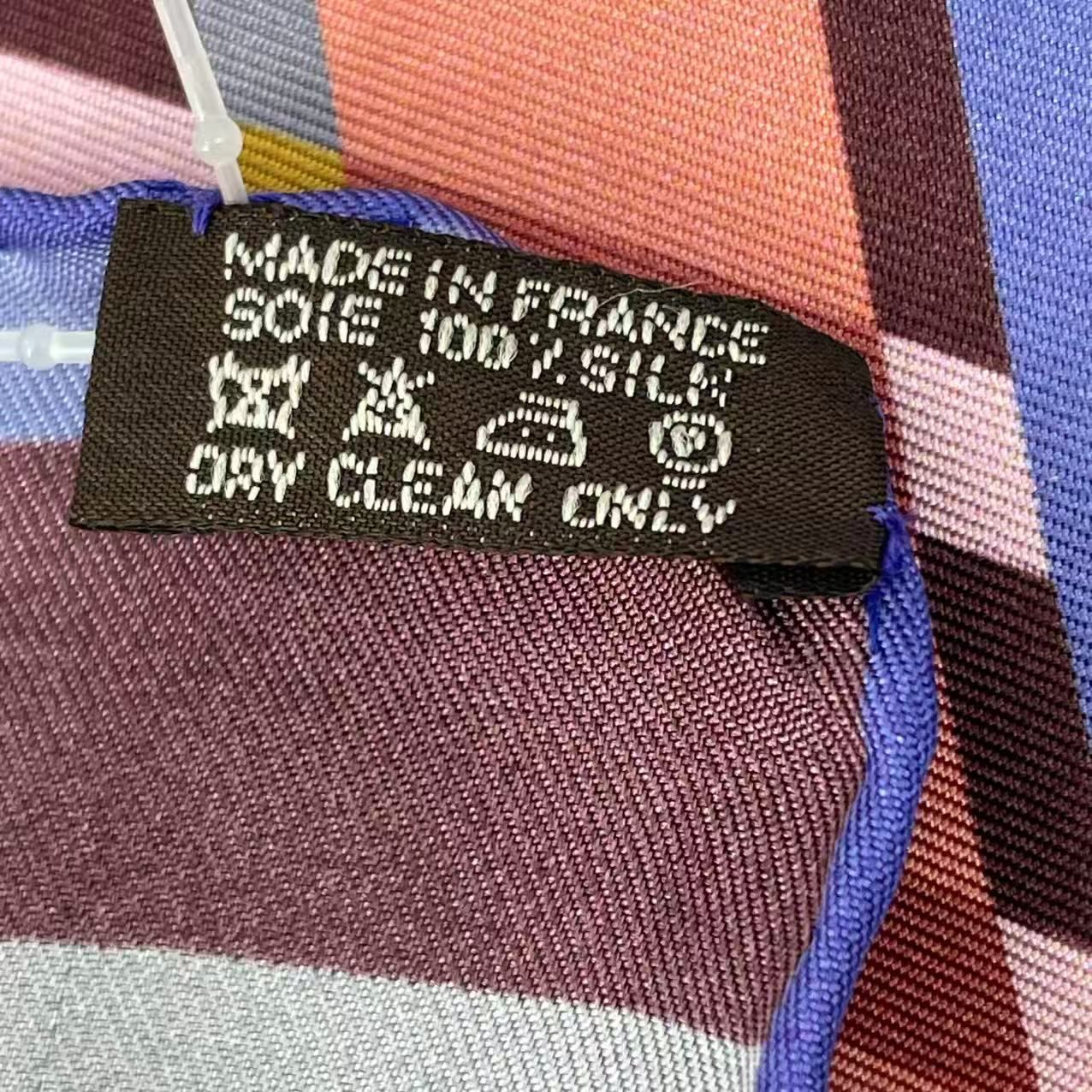 Hermes Carre 90 Silk Scarf Photo Finish Multicolor — view 6