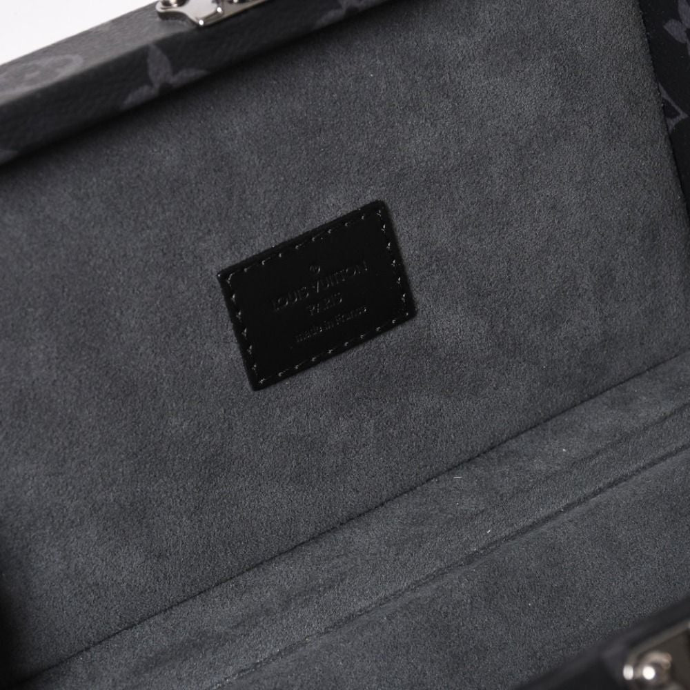 Louis Vuitton Bag Monogram Eclipse Mini Trunk Case Black — view 8
