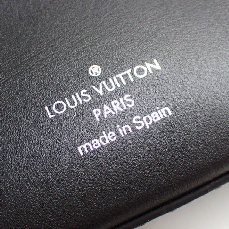 Louis Vuitton Pen Case Trousse Elisabeth Black Monogram Eclipse Pencil Pouch — view 7