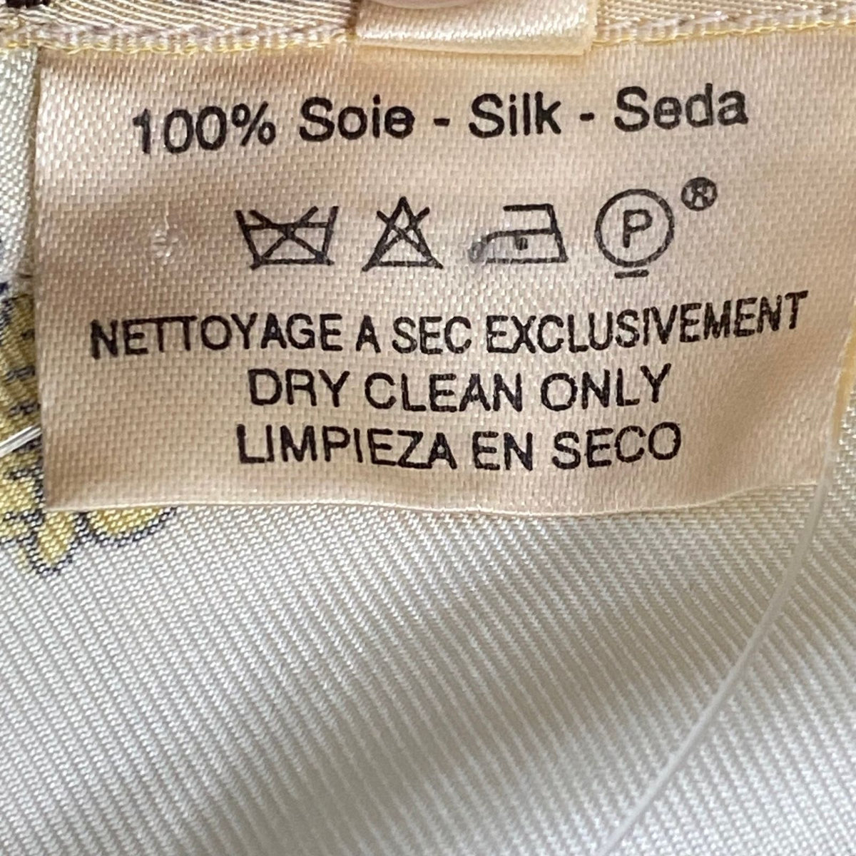Hermes Shirt Long Sleeve Silk Mont Saint Michel Multicolor 38 — view 6