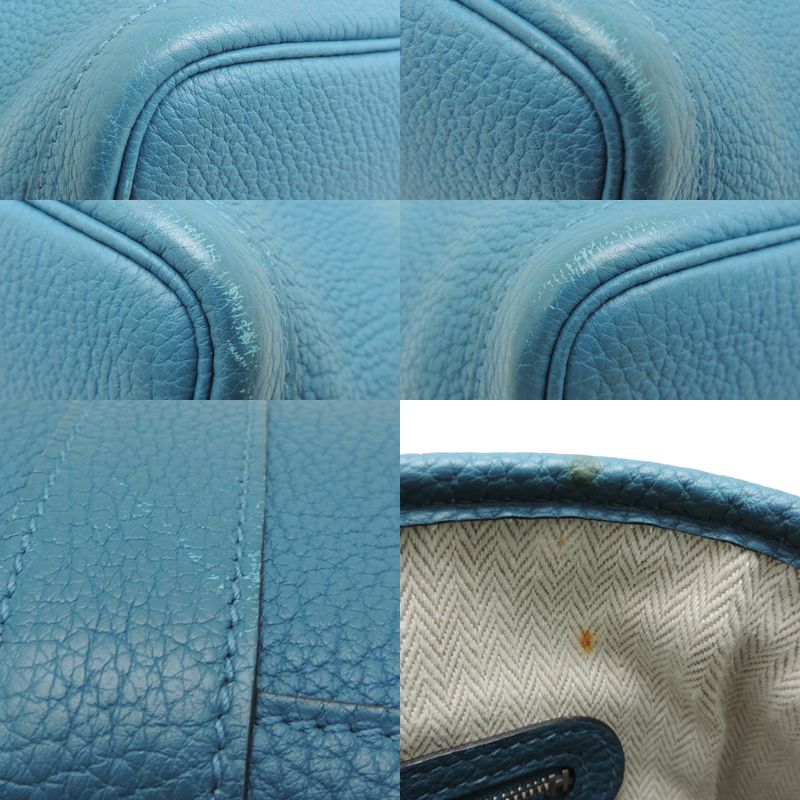 Hermes Tote Bag Blue — view 8