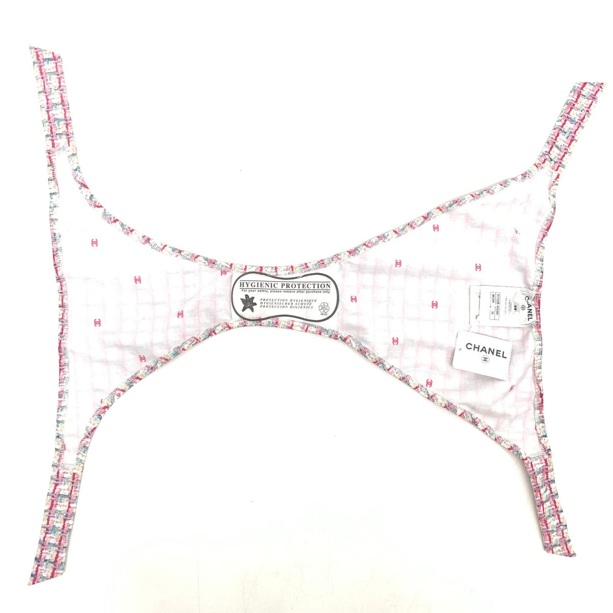 Chanel Swimsuit Bikini Bottom Camellia Ribbon Swimwear — view 8