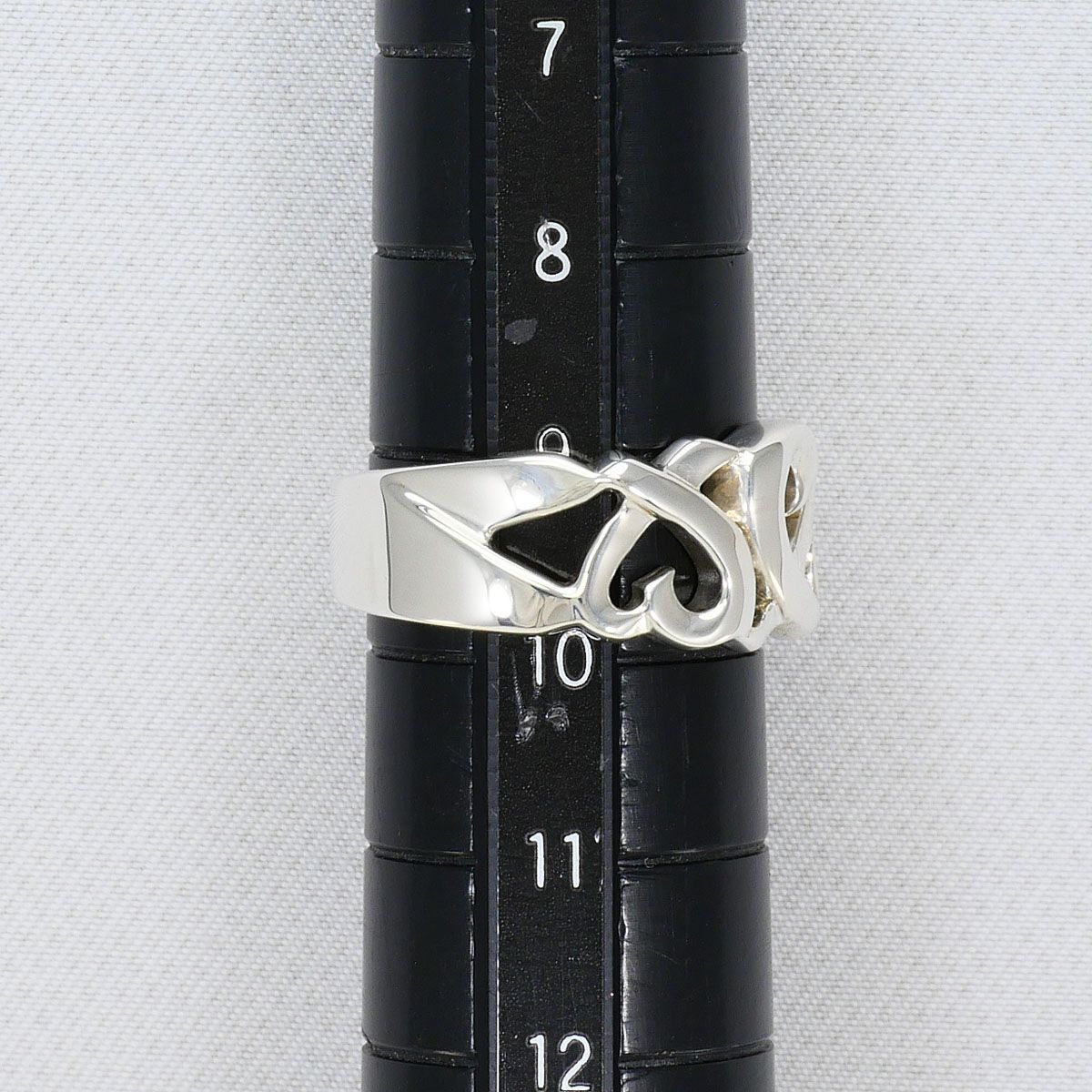 Tiffany & Co Triple Loving Heart 925 Sterling Silver Ring — view 7