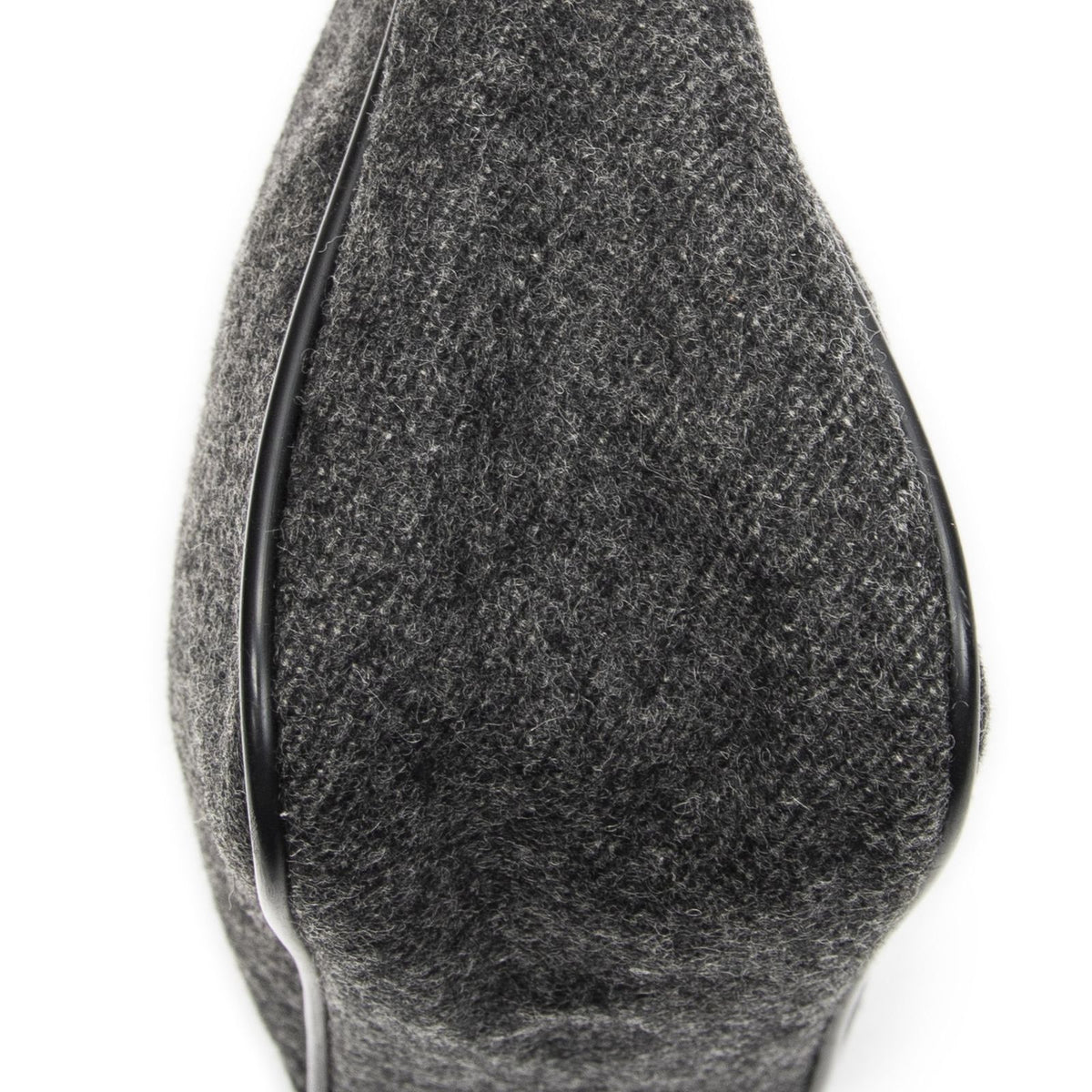 Prada Sport Hobo Gray Wool Canvas — view 8
