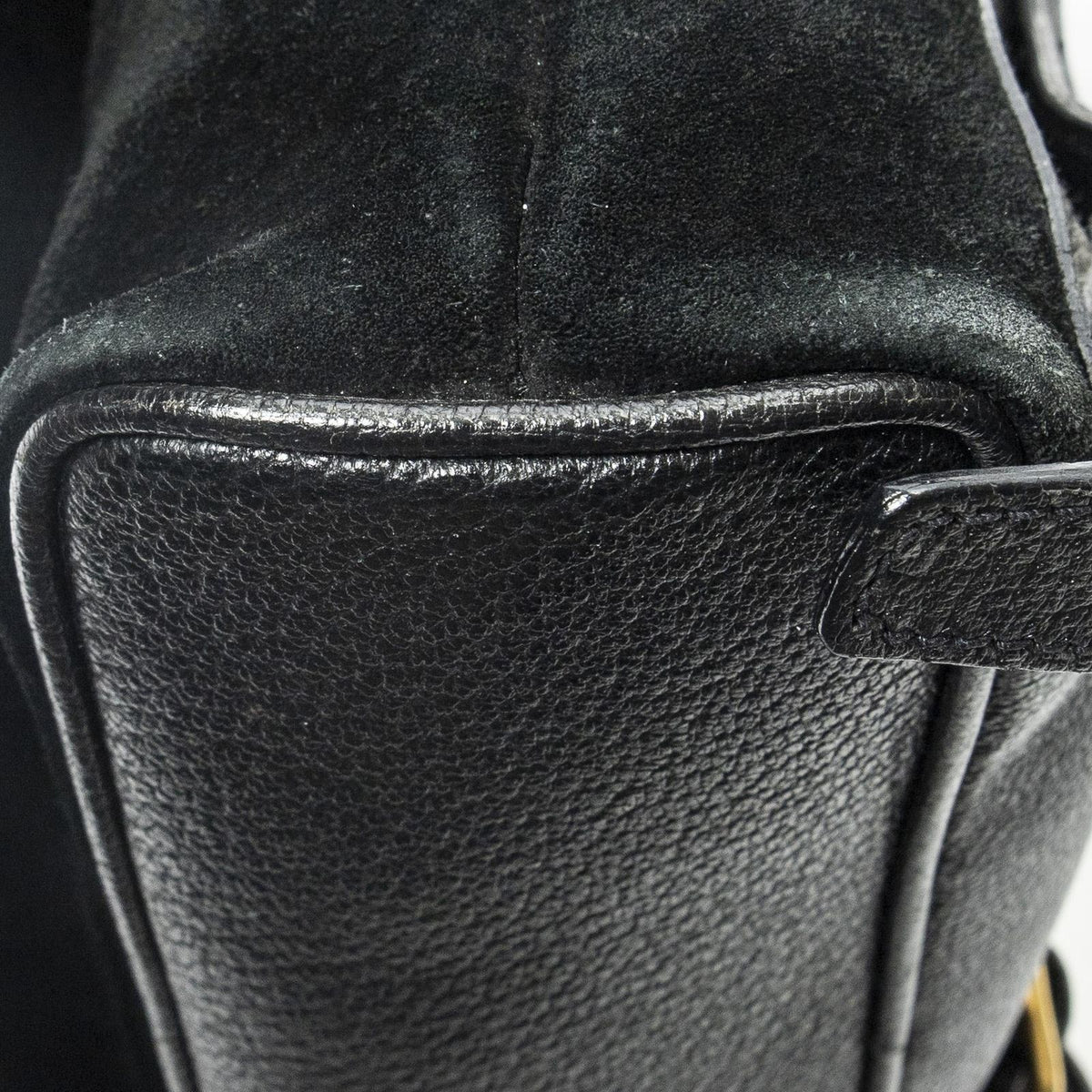 Gucci Minibumbu Backpack Black Suede Leather — view 8