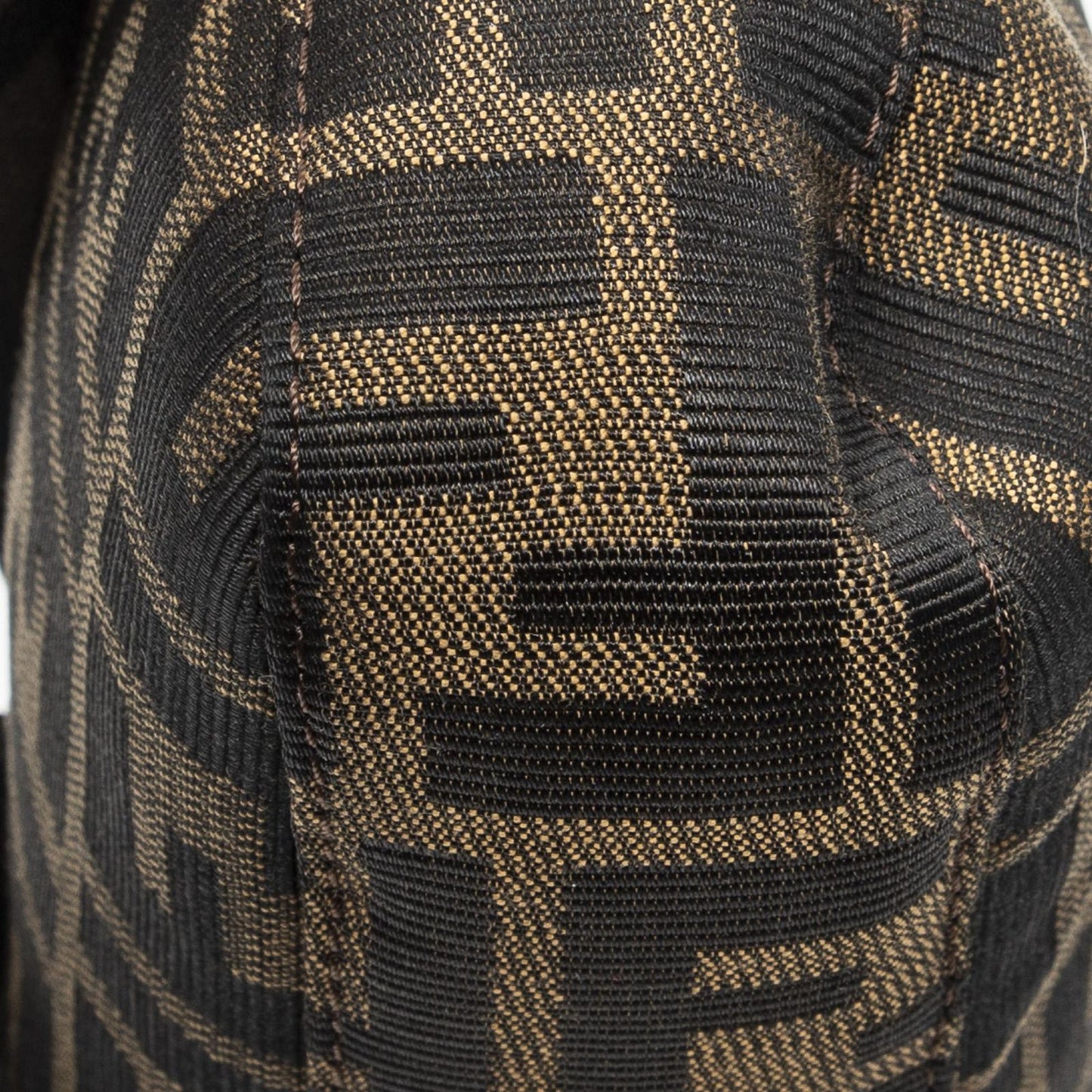 Fendi Baguette Khaki Dark Brown Zucca Canvas — view 8