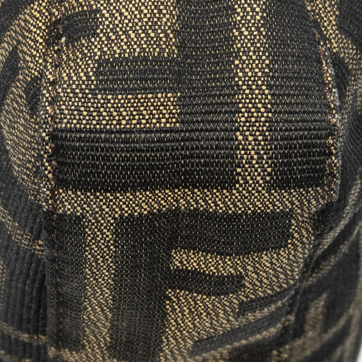 Fendi Baguette Khaki Color Brown Zucca Canvas Messenger Bag — view 8