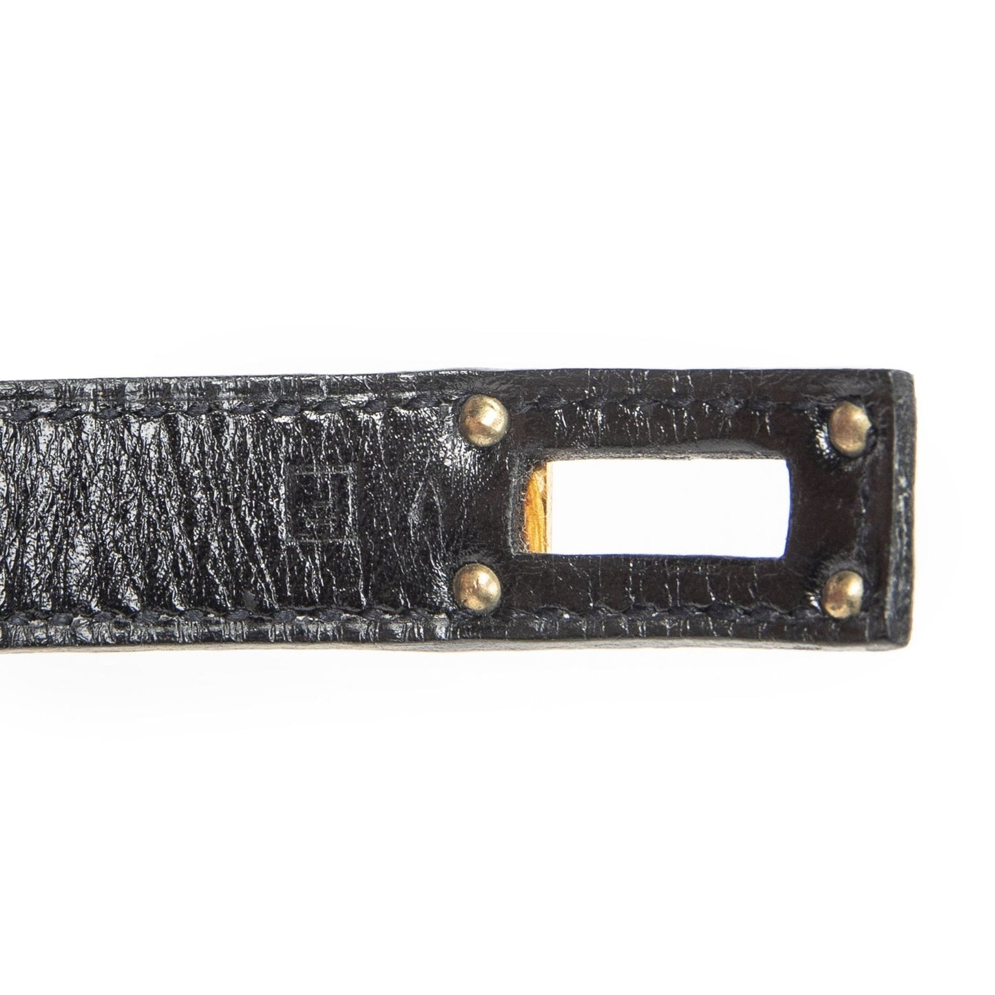 Hermes Kelly Double Tour Bracelet Black Box Leather — view 4