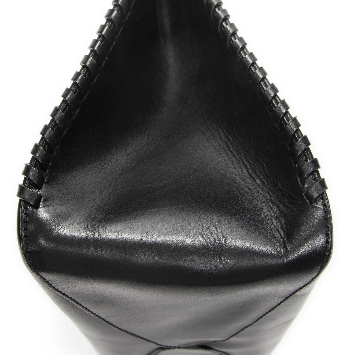 Gucci Whip Stitch Hobo Black Smooth Calfskin — view 8