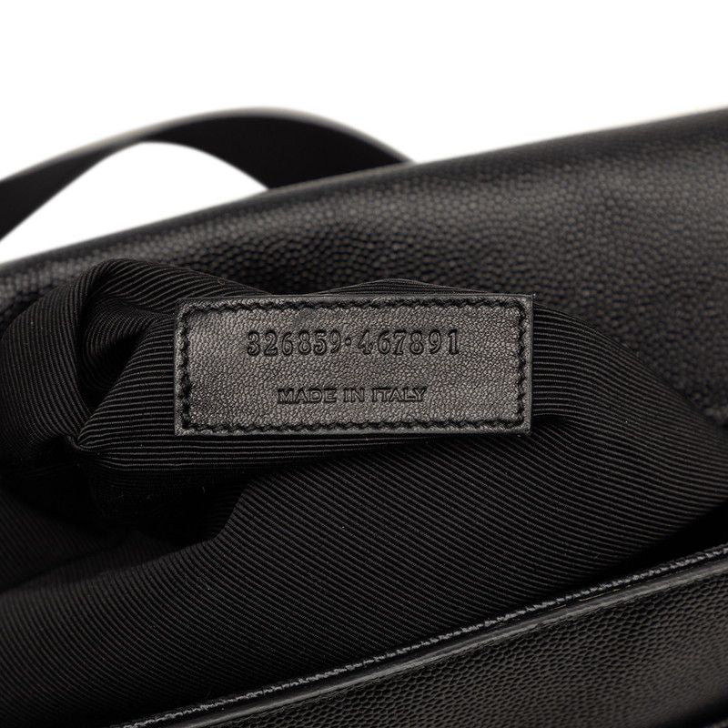 Saint Laurent Shoulder Bag Black Leather — view 8