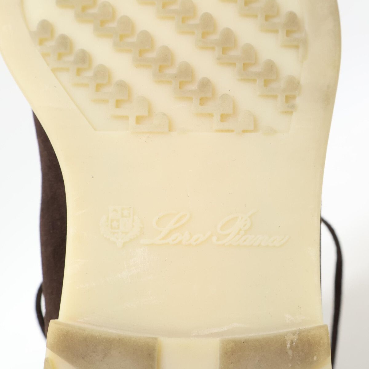 Loro Piana Shearling Leather Fleece Chukka Boots — view 8