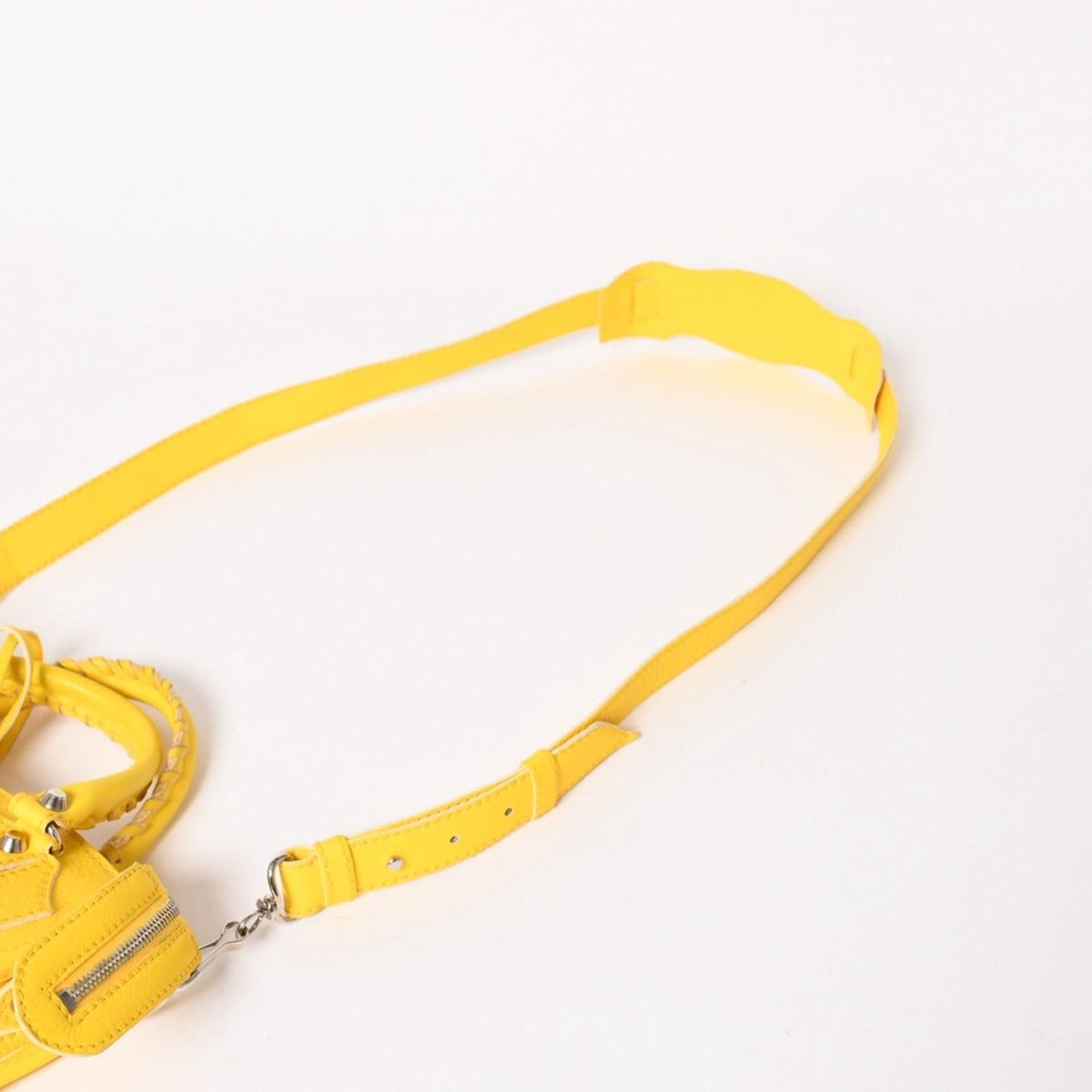 Balenciaga Classic Mini City 2-Way Bag Leather Yellow — view 8