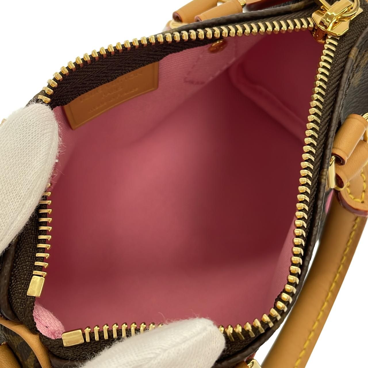 Louis Vuitton Monogram Nano Speedy Boston Bag — view 8