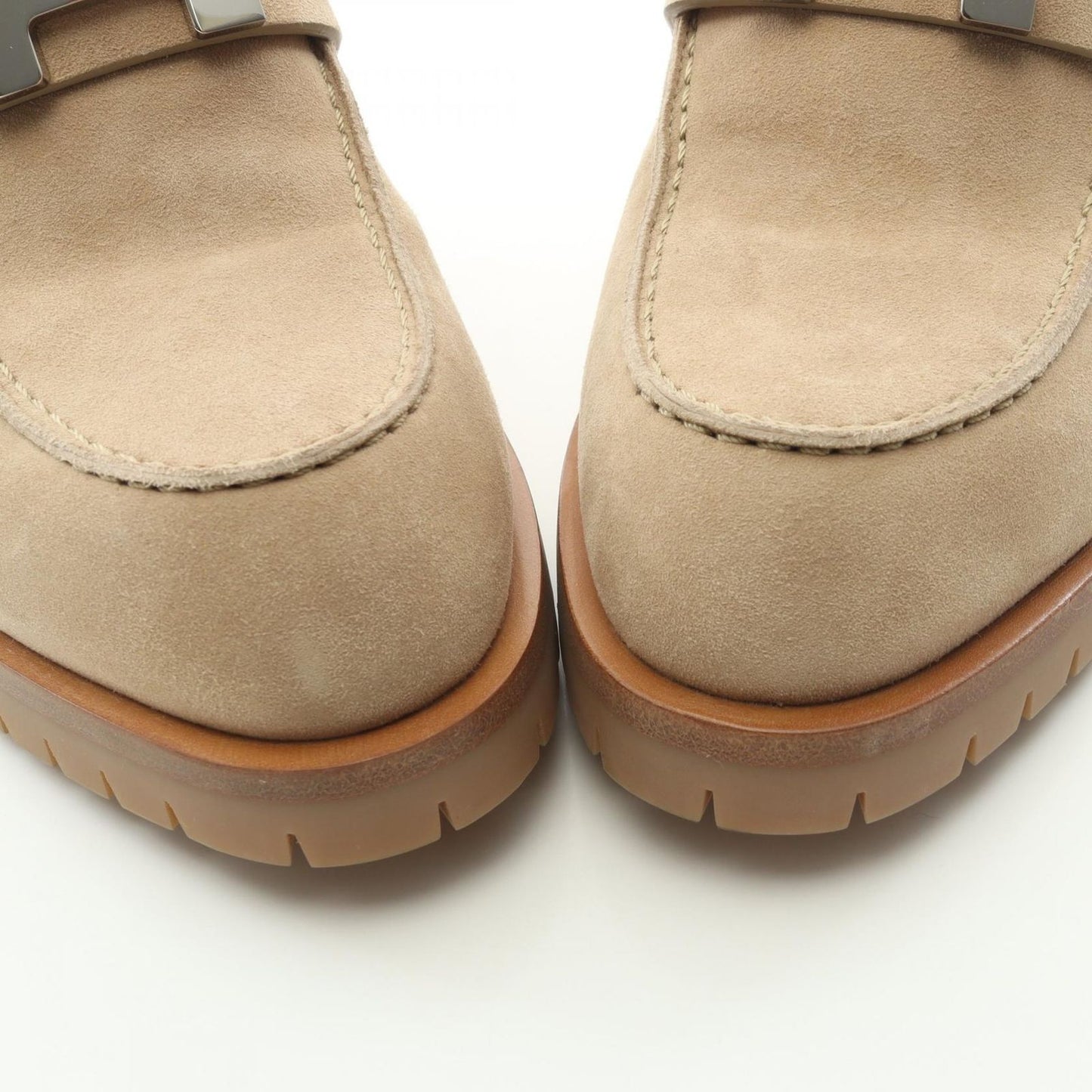 Hermes Mules Flor Suede — view 8