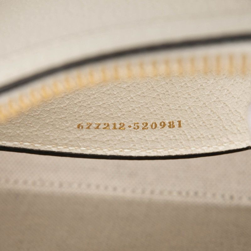 Gucci Adidas Horsebit 1955 2-Way Shoulder Bag White Black Leather — view 6