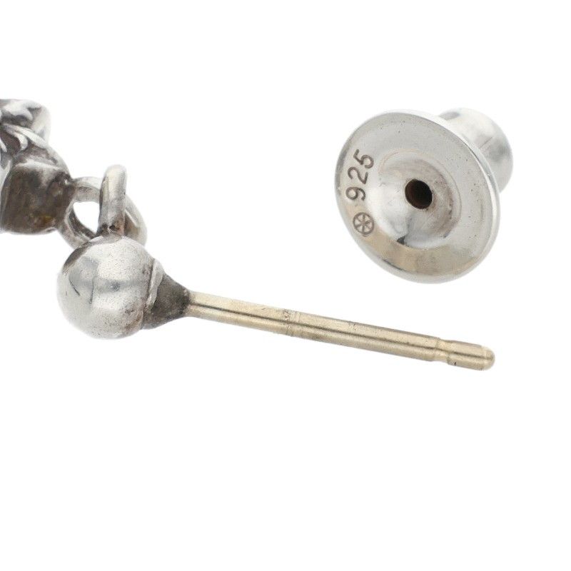 Chrome Hearts Tiny Teardrop Silver Earrings — view 5