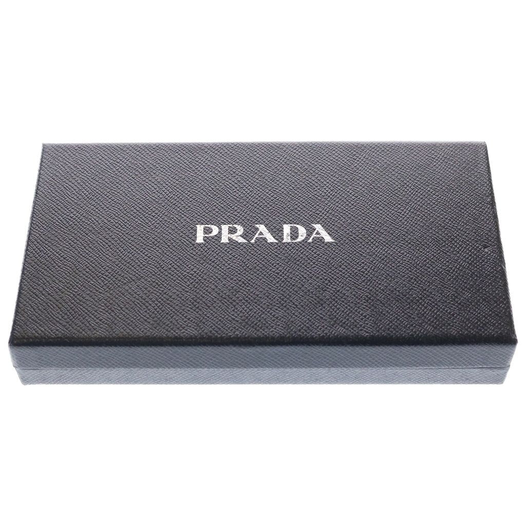Prada Zip Around Wallet Leather White — view 6