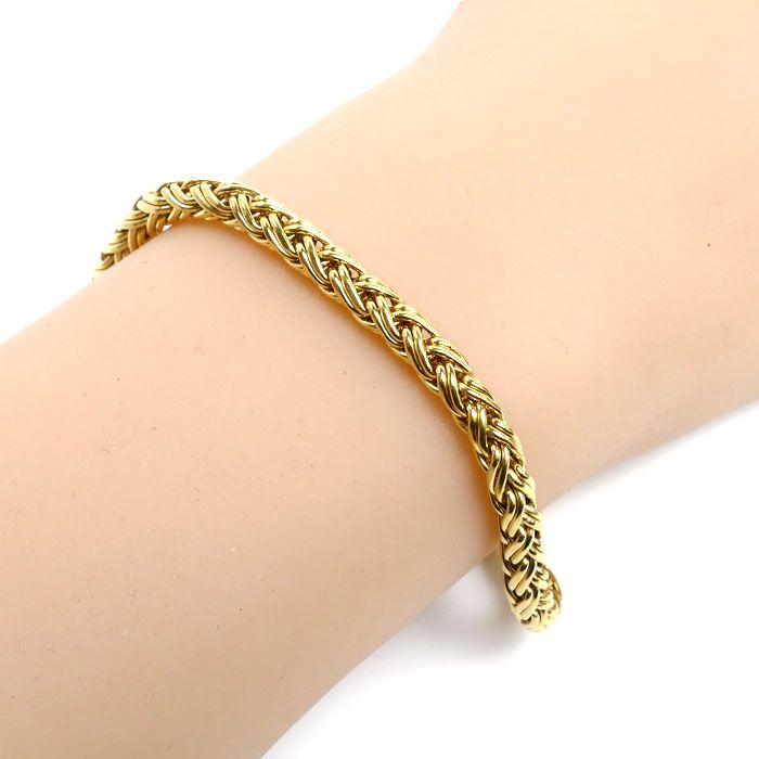 Tiffany & Co 18K Yellow Gold Vintage Bracelet 18.5 — view 4