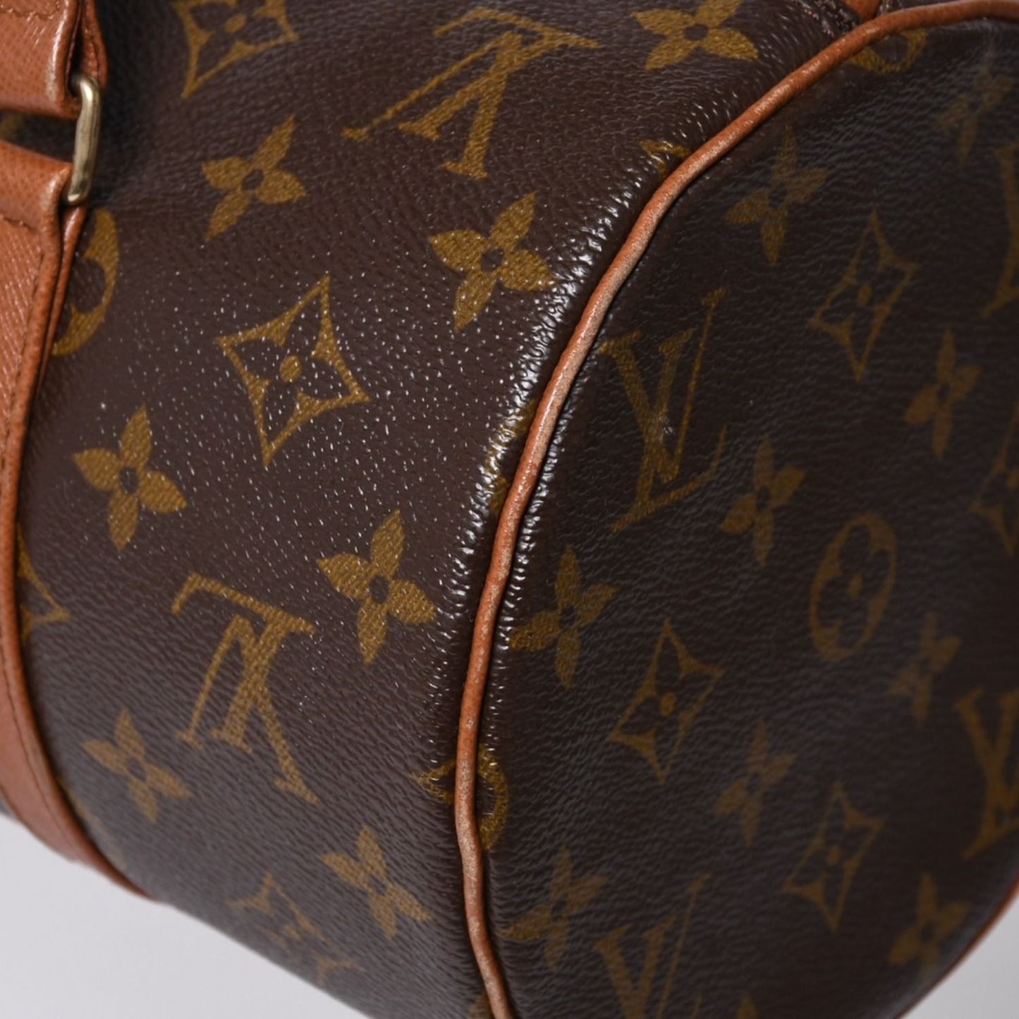 Louis Vuitton Papillon 30 Handbag Monogram Leather Brown Gold 4 — view 8