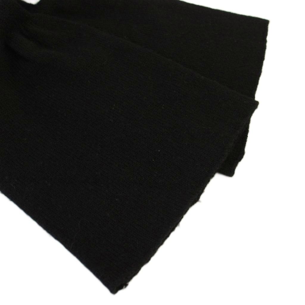 Gucci Knit Sweater Long Sleeve Turtleneck Cashmere x S Black — view 8