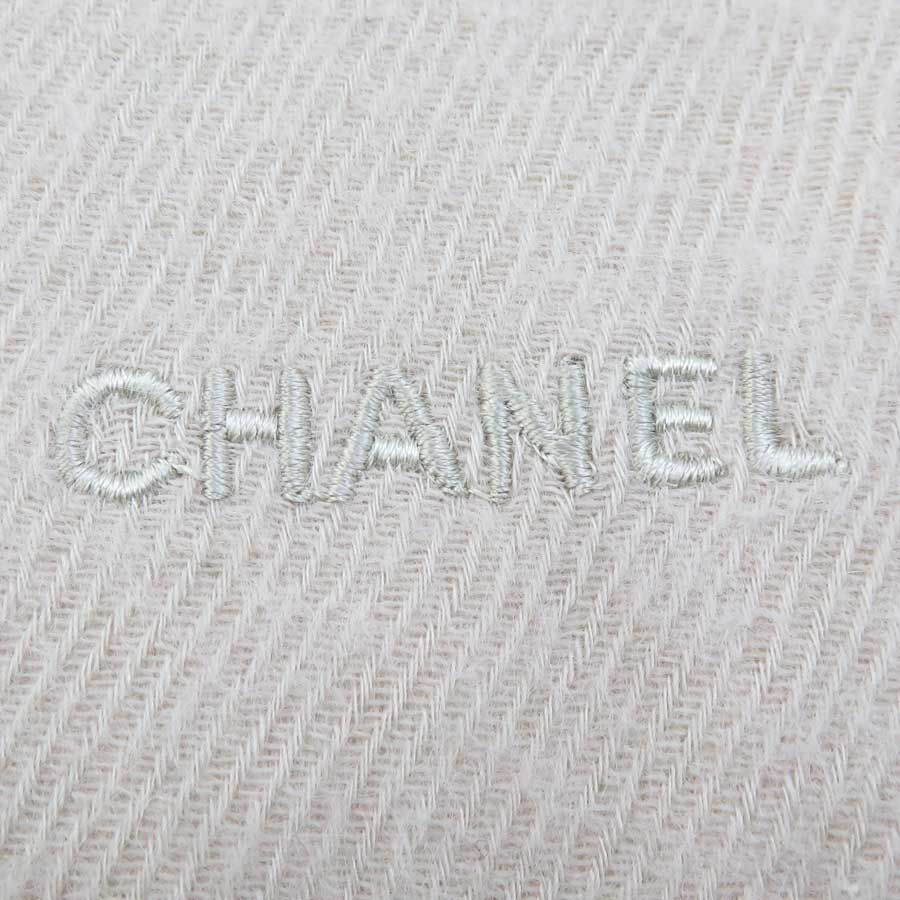 Chanel Shawl Scarf Beige — view 8