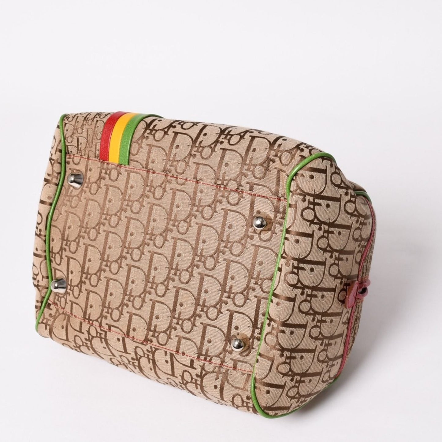 Dior Handbag Rasta Color Beige Trotter Galliano — view 8