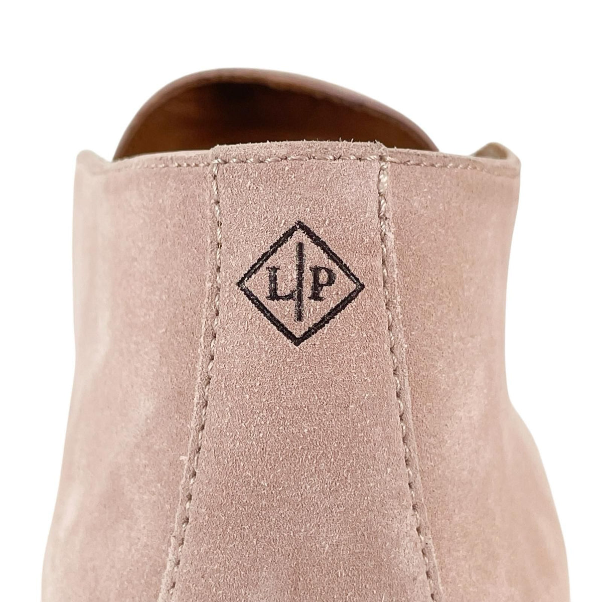 Loro Piana Open Walk Suede Leather Ankle Boots Pink — view 8