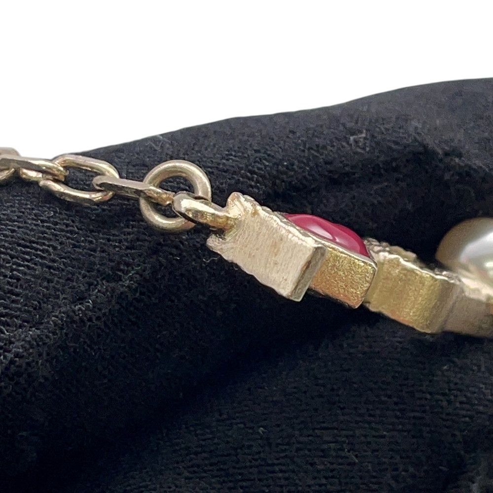 Chanel Necklace I Love CC Logo Faux Pearl — view 8