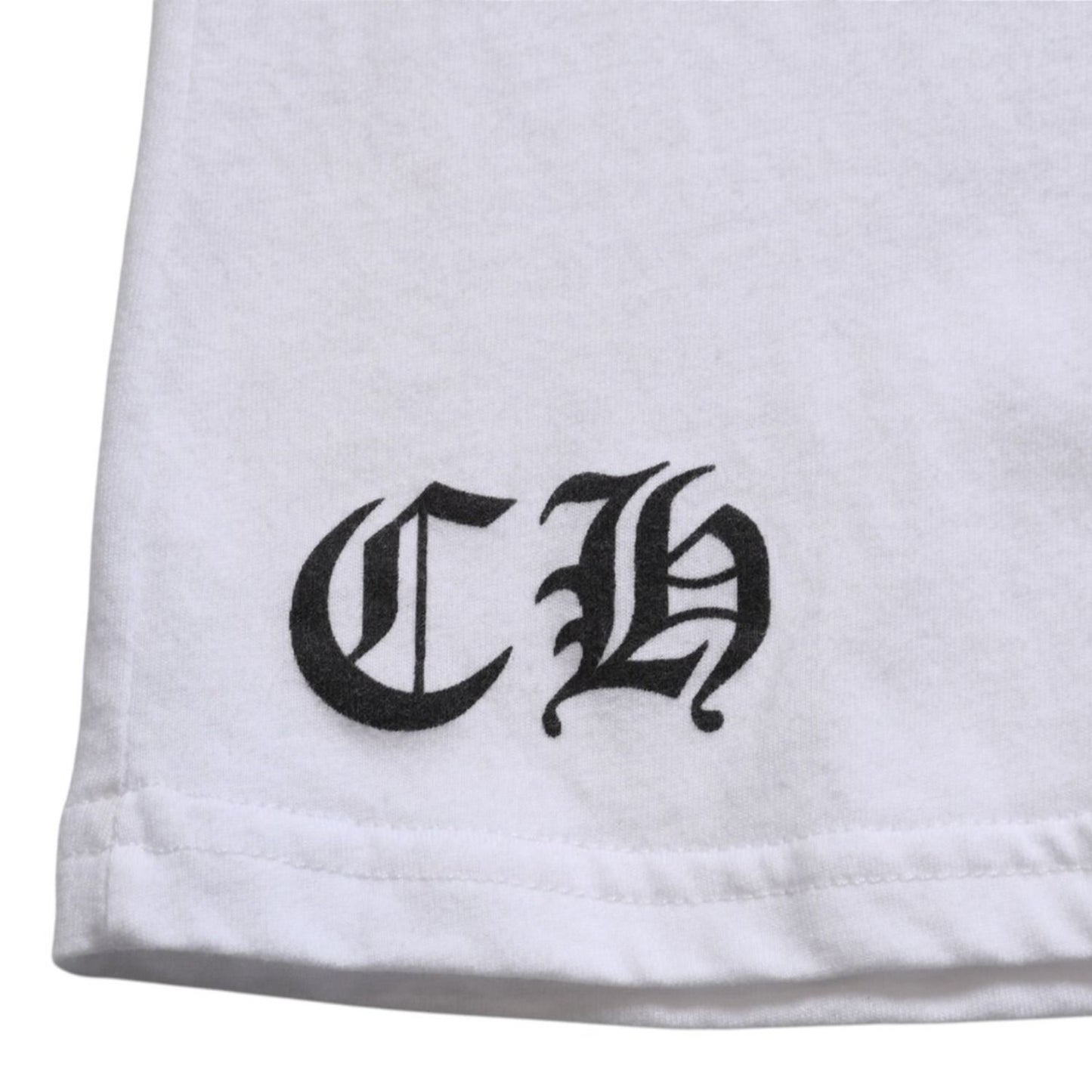 Chrome Hearts Cemetery Big Cross T-Shirt CH Scroll Label CH Logo White — view 8