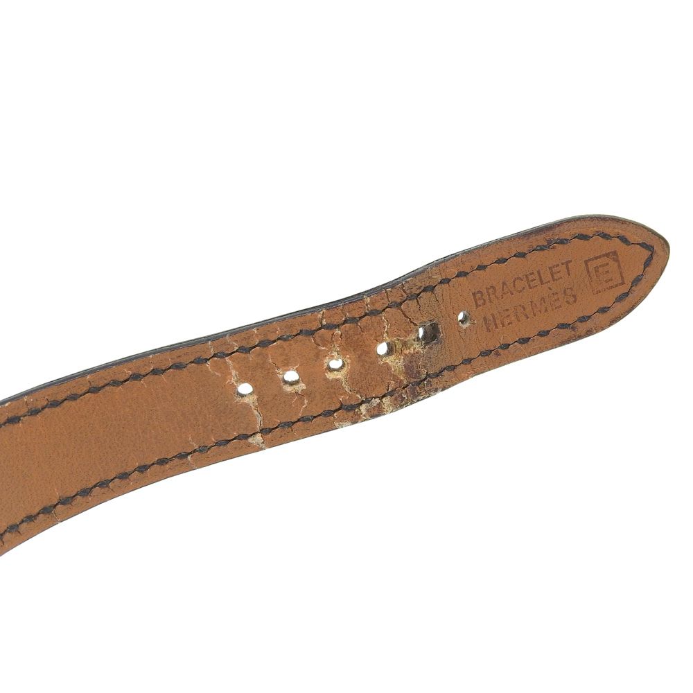 Hermes Cape Cod 2 Zone Duzon Stainless Steel Leather Quartz Analog Display — view 8