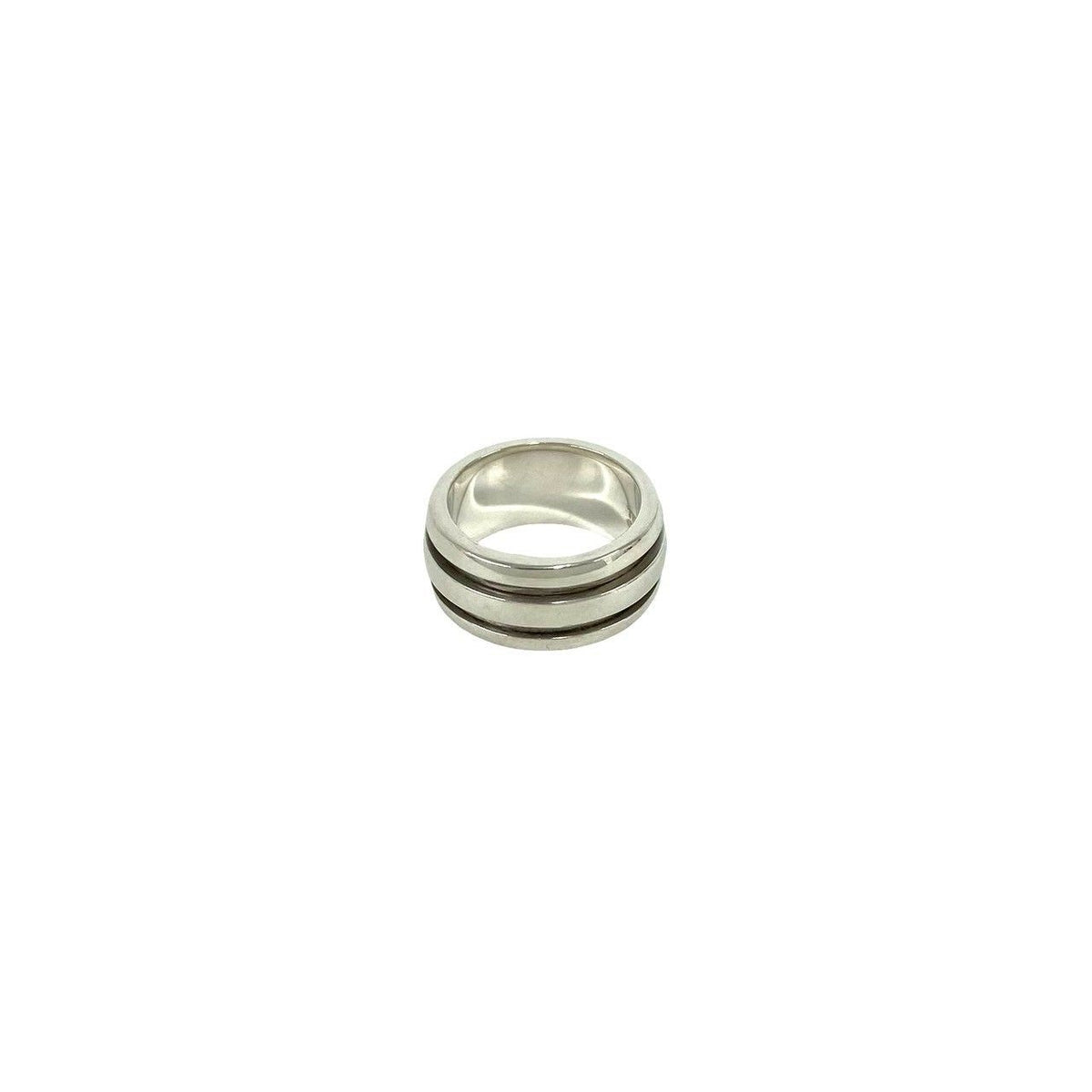 Tiffany & Co Vintage Group Double Line Ring 925 Sterling Silver — view 6