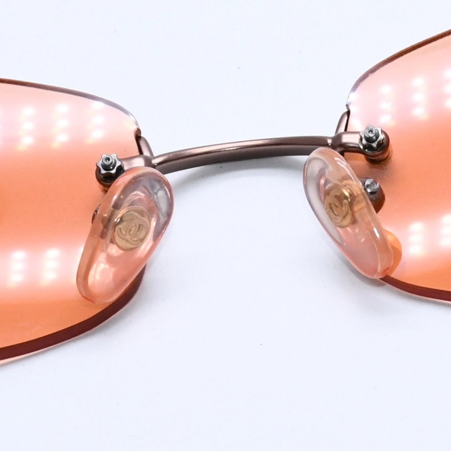 Chanel Rimless Sunglasses Eyewear 4002 CC Logo — view 8