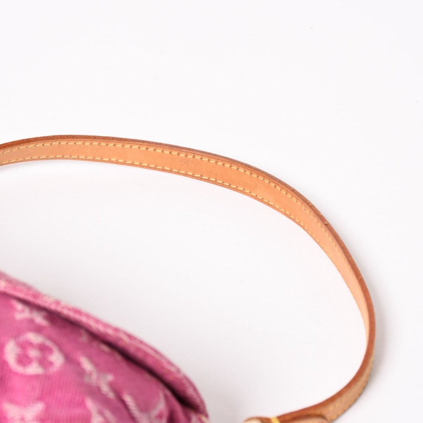 Louis Vuitton Mini Pleaty Bag Monogram Denim Pink — view 8