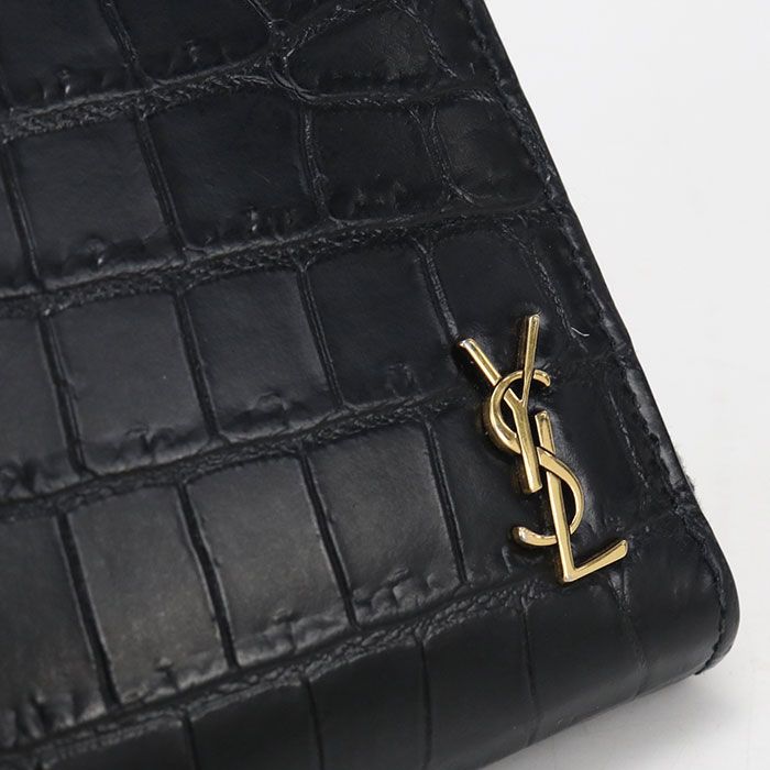 Saint Laurent Zip Around Wallet Cassandra Round Zip Calfskin — view 8