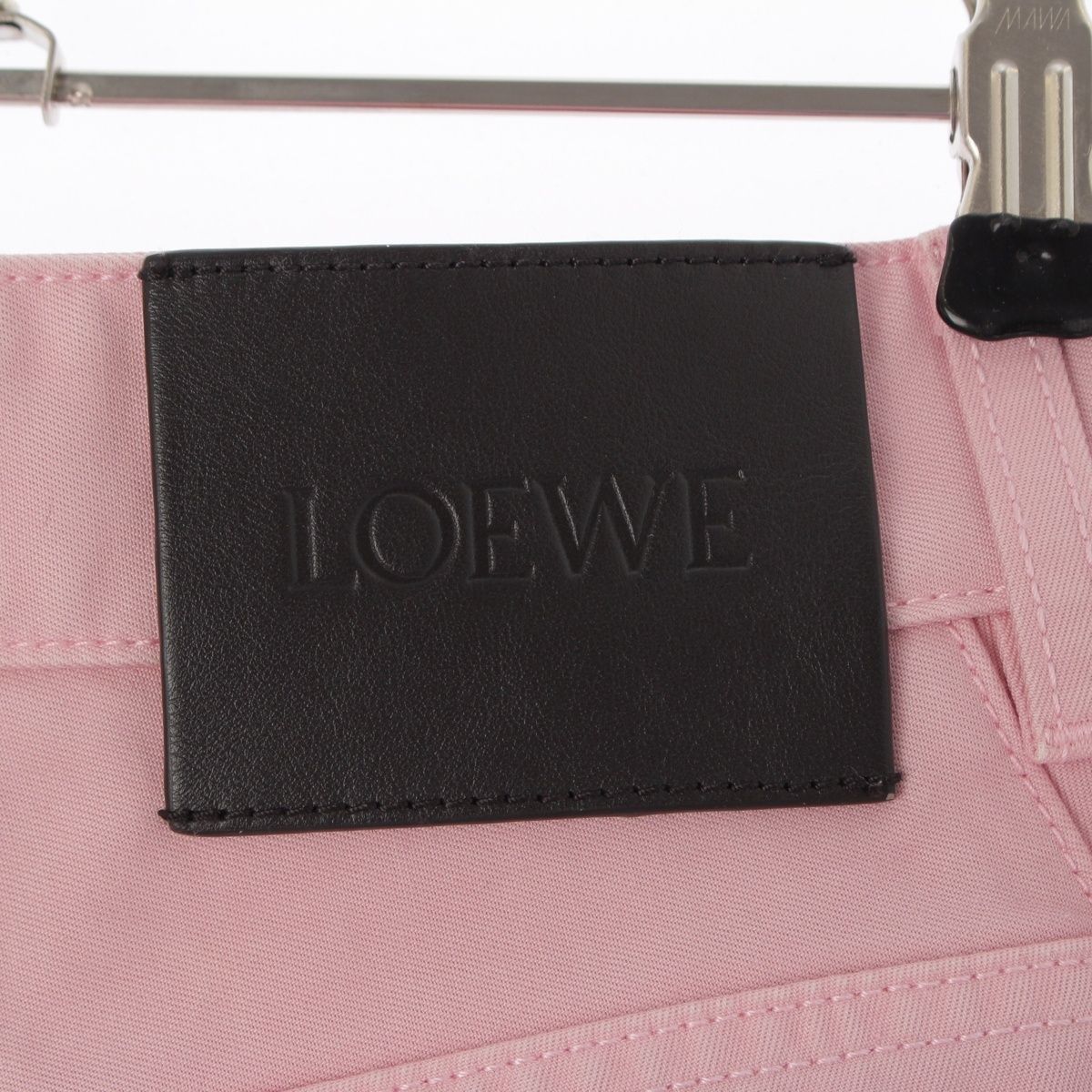 Loewe Barrel Cotton Trousers Pants Pink 32 — view 8