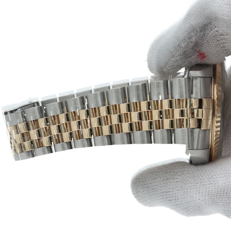 Rolex Datejust Watch Diamond 18K Yellow Gold SS Champagne Color — view 6