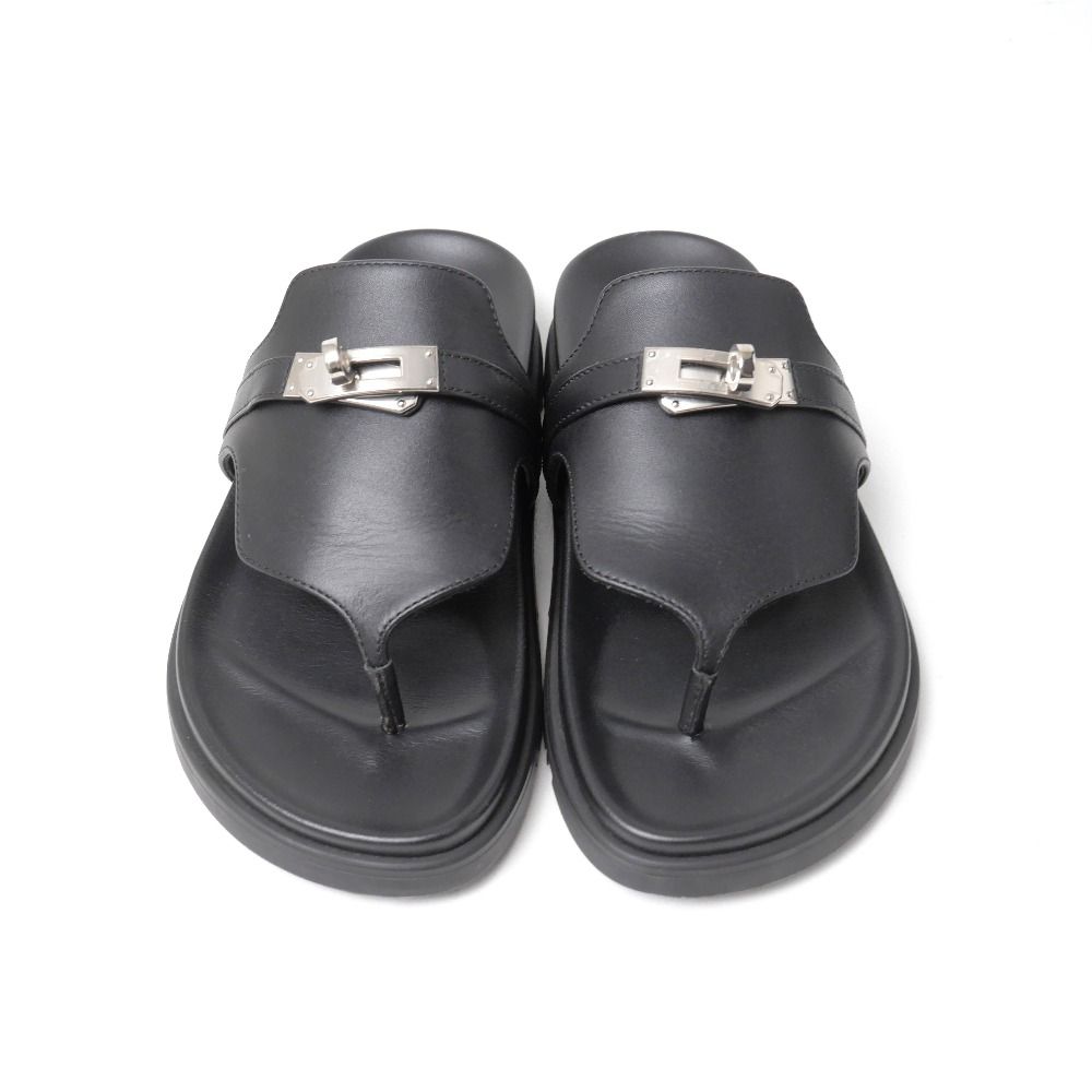 Hermes Empir Sandals Kelly Buckle Thong 35 — view 8
