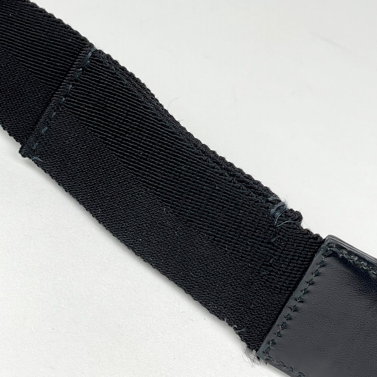 Gucci GG Pattern Shoulder Bag Nylon Black — view 8