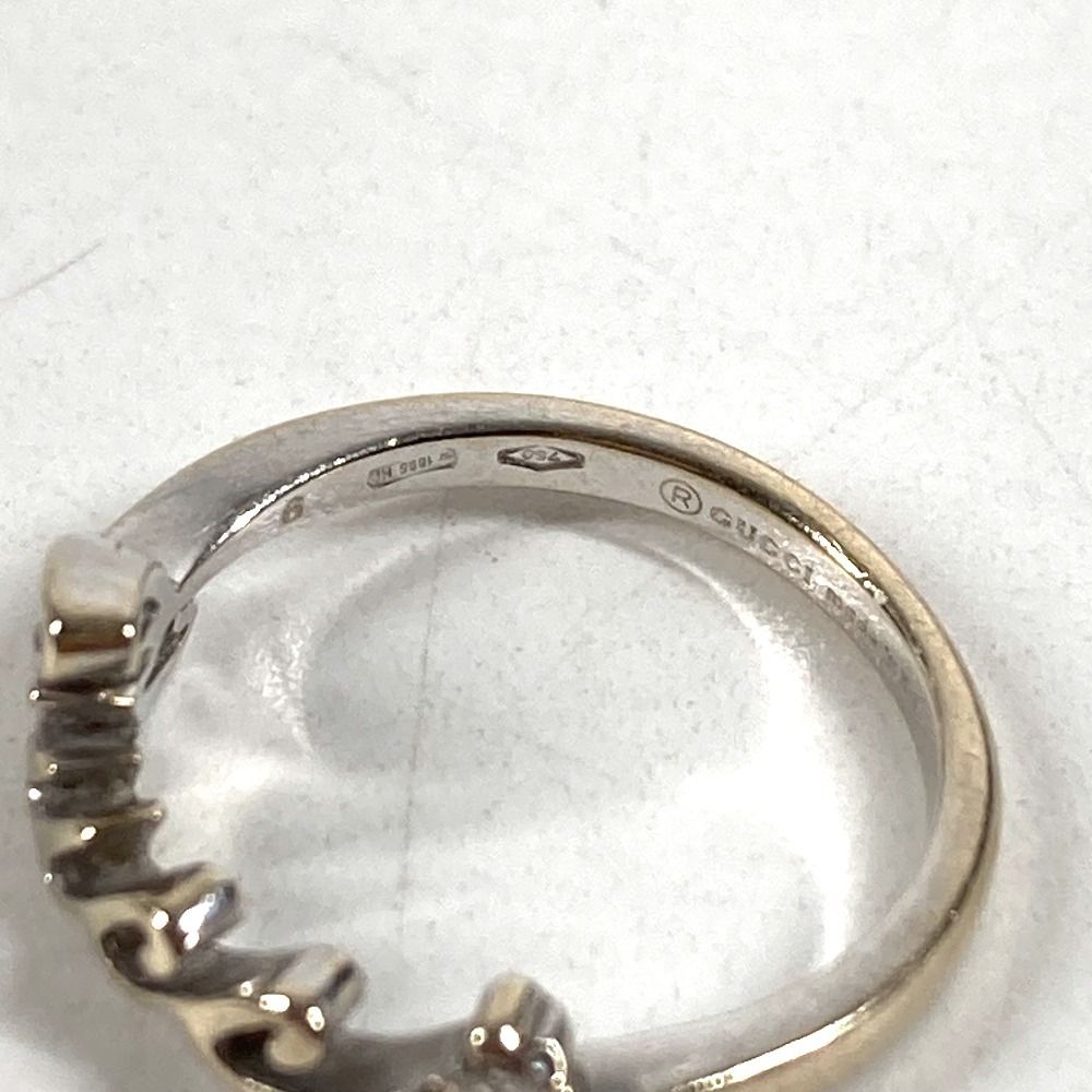 Gucci Ring Logo Diamond Silver — view 6