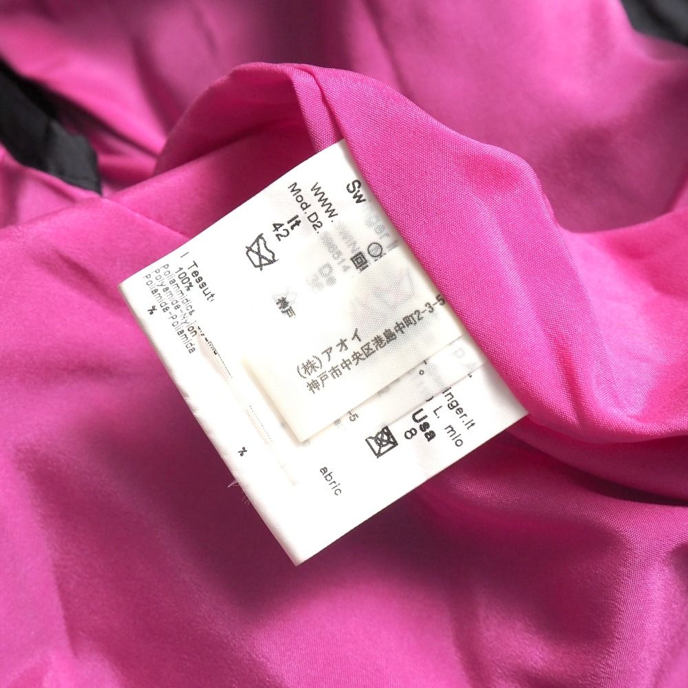 Fendi Vintage Dress 42 Quilted Ruffles — view 8