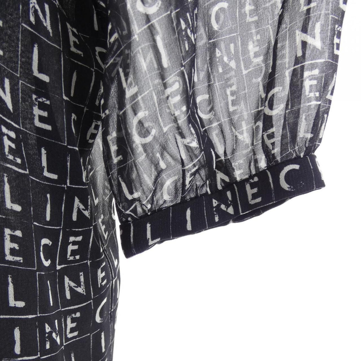 Celine Lavelier Mini Dress Triomphe — view 6