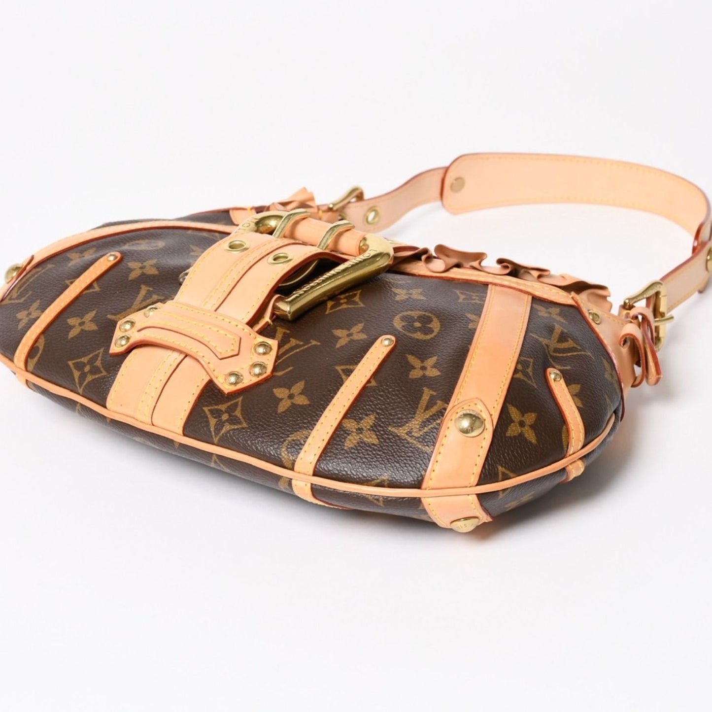 Louis Vuitton Shoulder Bag Leonor Monogram Brown — view 8