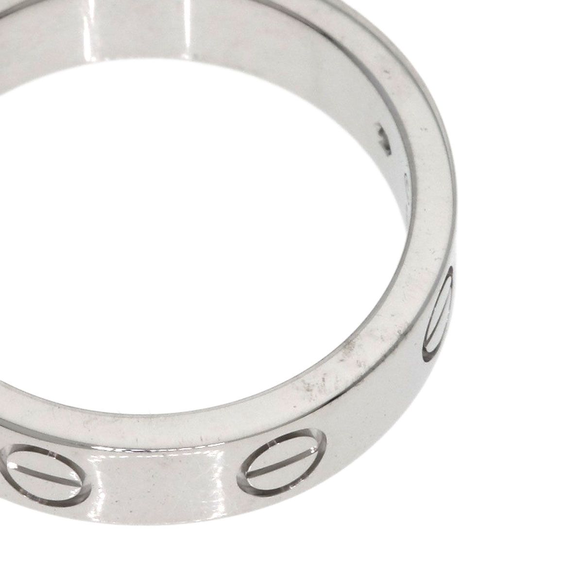 Cartier Mini Love Ring Diamond 48 18K White Gold — view 7