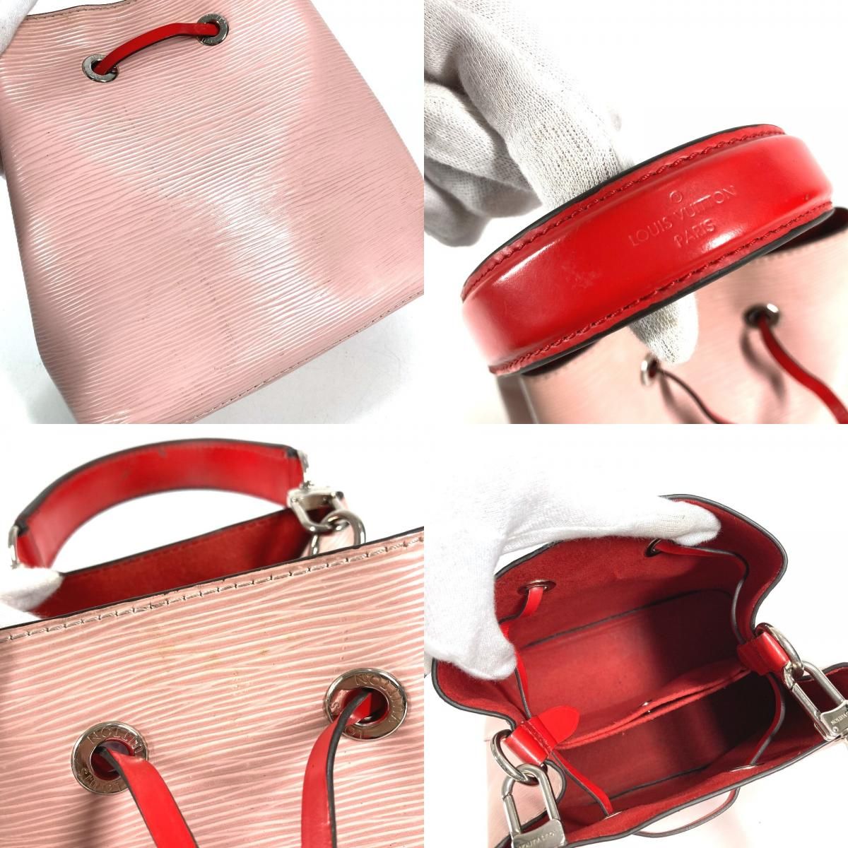 Louis Vuitton Handbag Neo Noe Epi Leather Rose Valley Pink — view 8