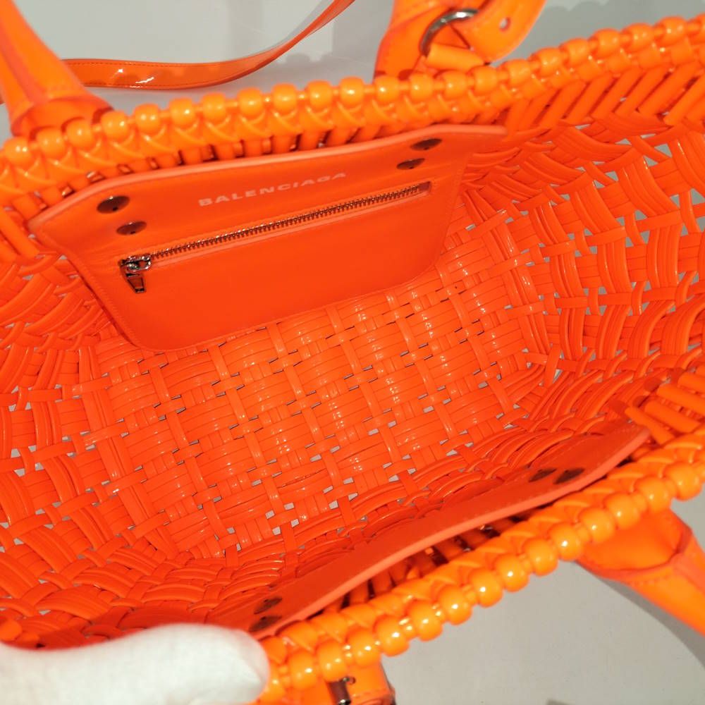 Balenciaga Bistro Basket Tote Bag 2-Way Orange — view 8