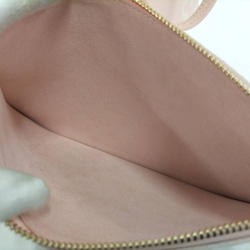 Louis Vuitton Neverfull MM Monogram Empreinte Rose Trianon Cream — view 8