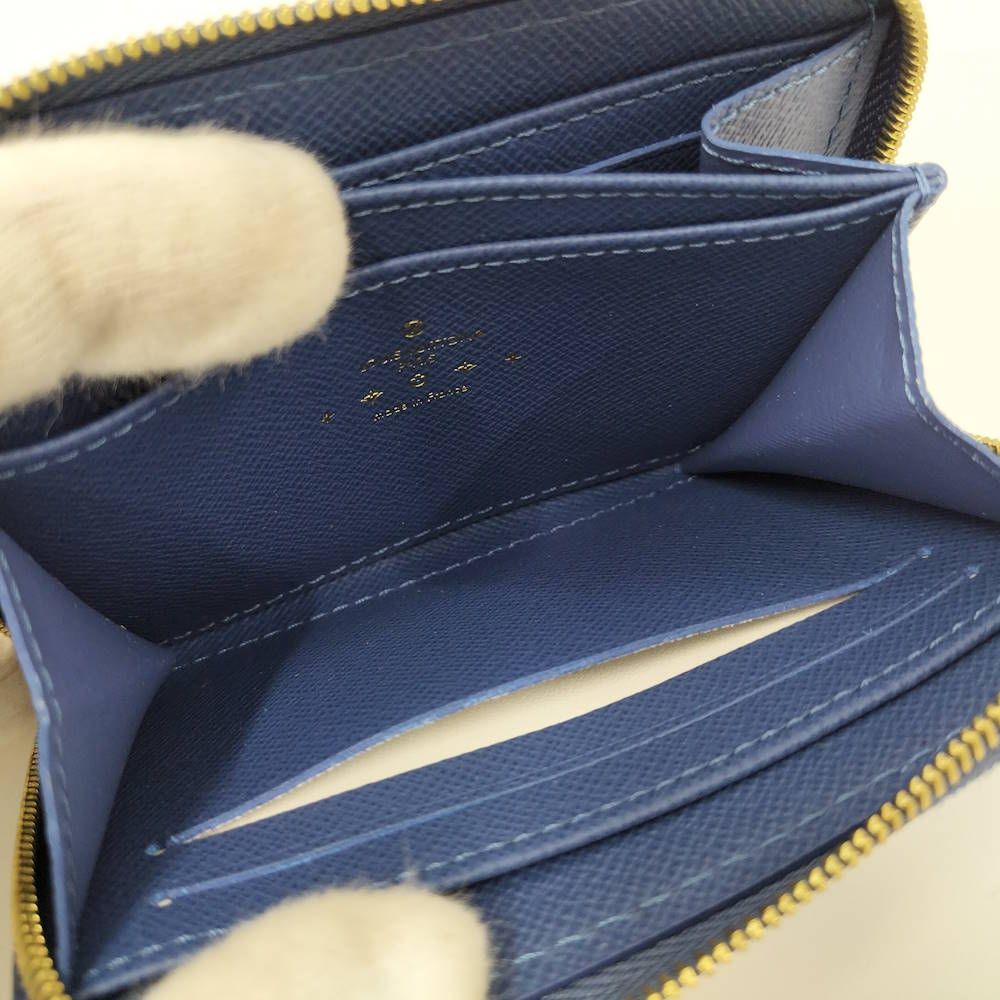 Louis Vuitton Zippy Coin Purse Monogram Denim — view 8