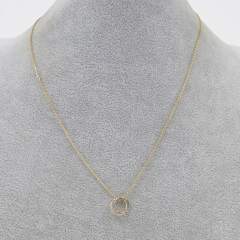 Cartier Necklace Baby Trinity YG PG 18K White Gold — view 7